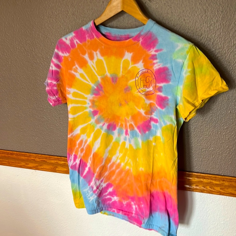 Puppy love tie-dye T-shirt